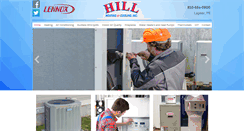 Desktop Screenshot of hillheatmi.com